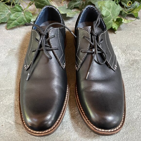 Original Penguin Munsingwear Wade Men\'s 10M Black Leather Oxfords Lace Up Shoes main image 4